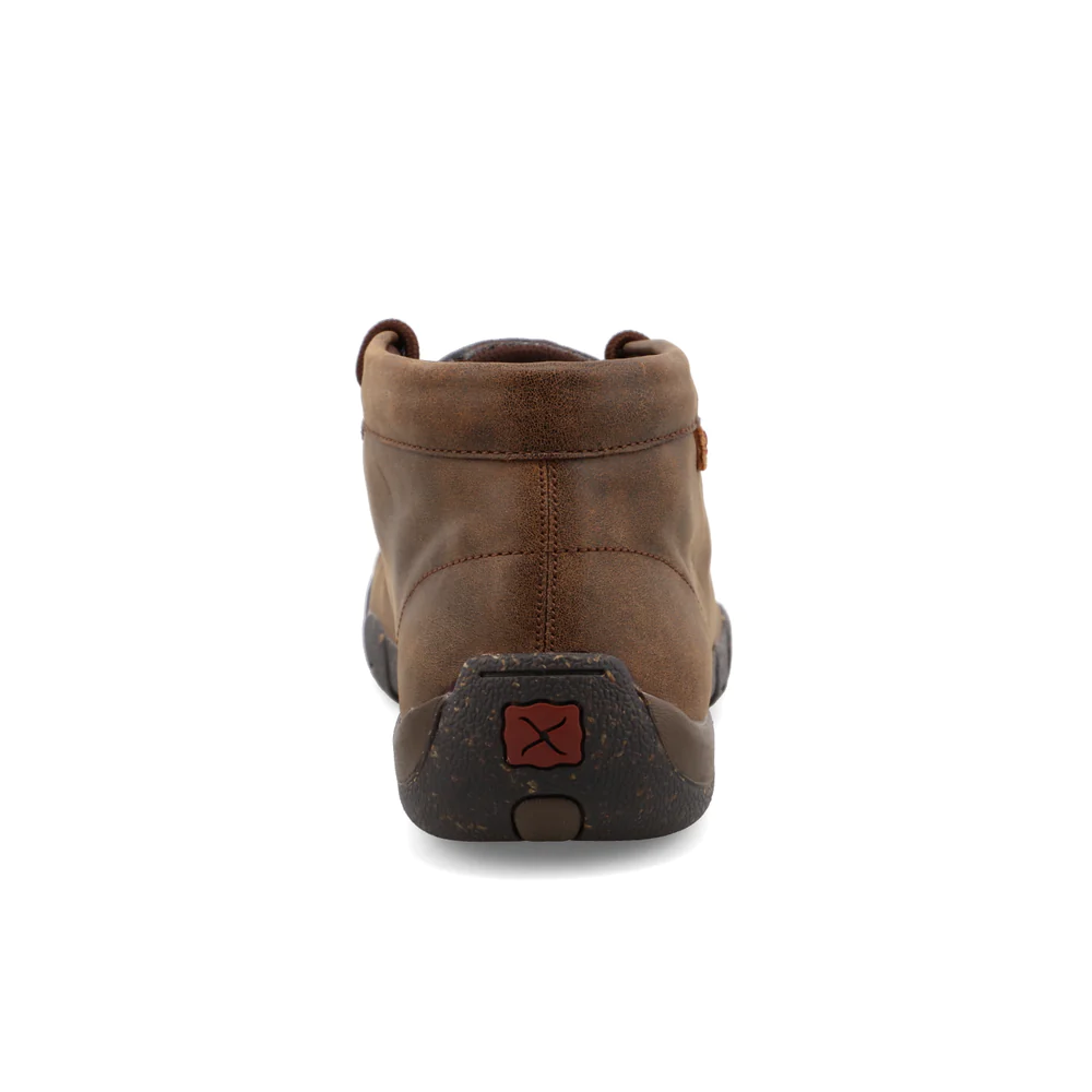 Twisted X: Men’s Brown Ostrich Chukkas