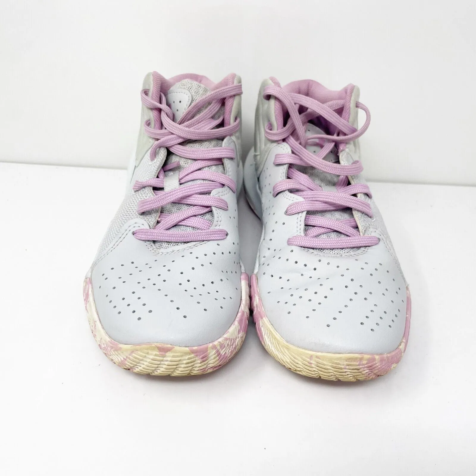 Under Armour Girls Jet 21 3024794-104 Gray Basketball Shoes Sneakers Size 5Y