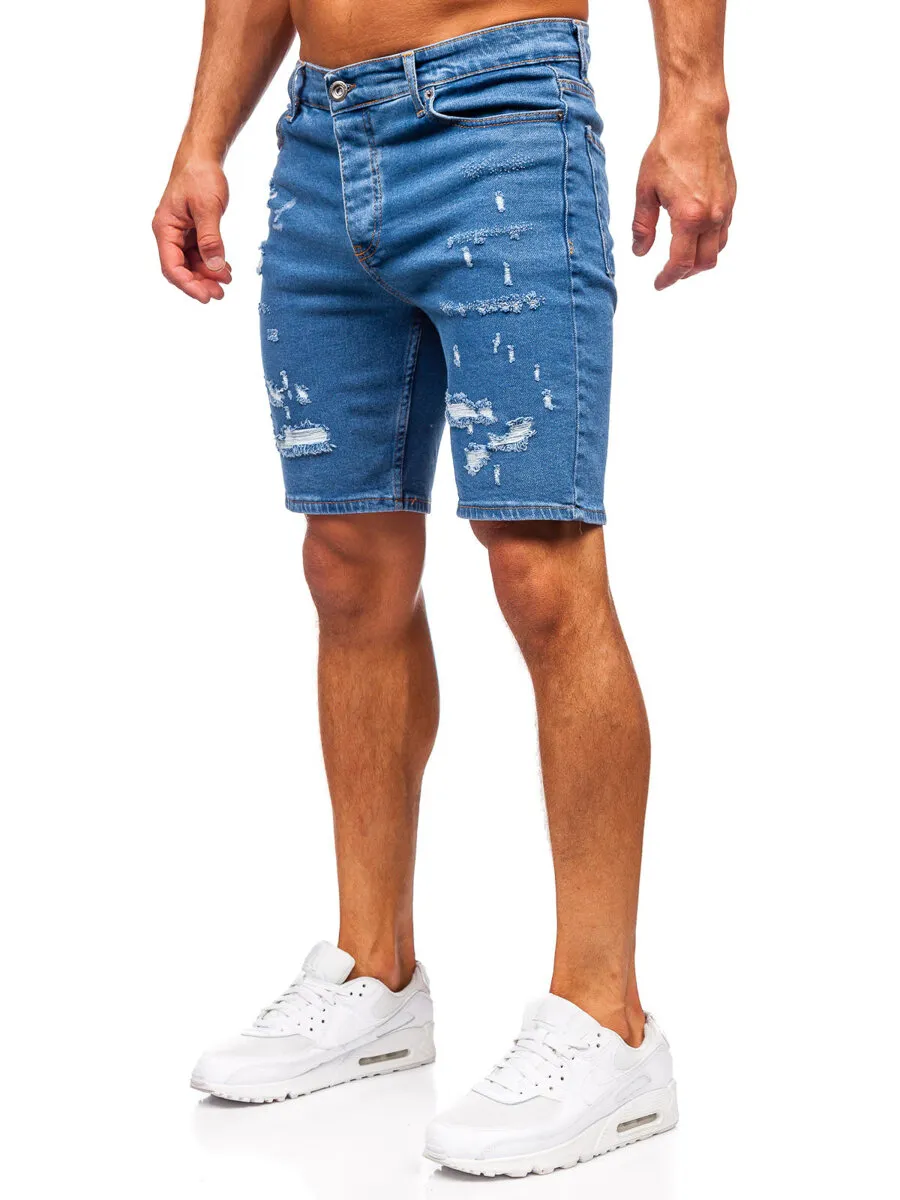 Dark Blue Bolf 0792 Men's Denim Shorts