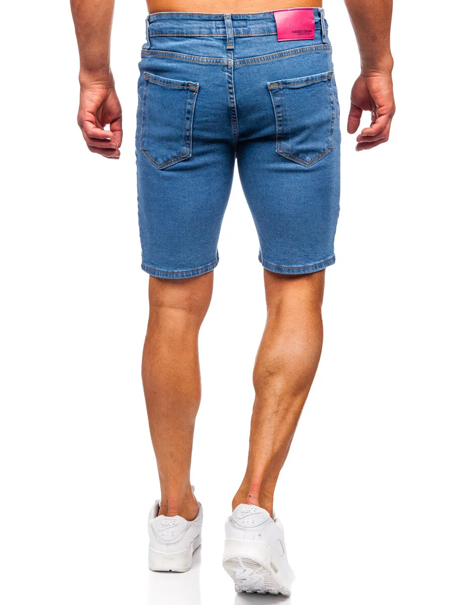 Dark Blue Bolf 0792 Men's Denim Shorts