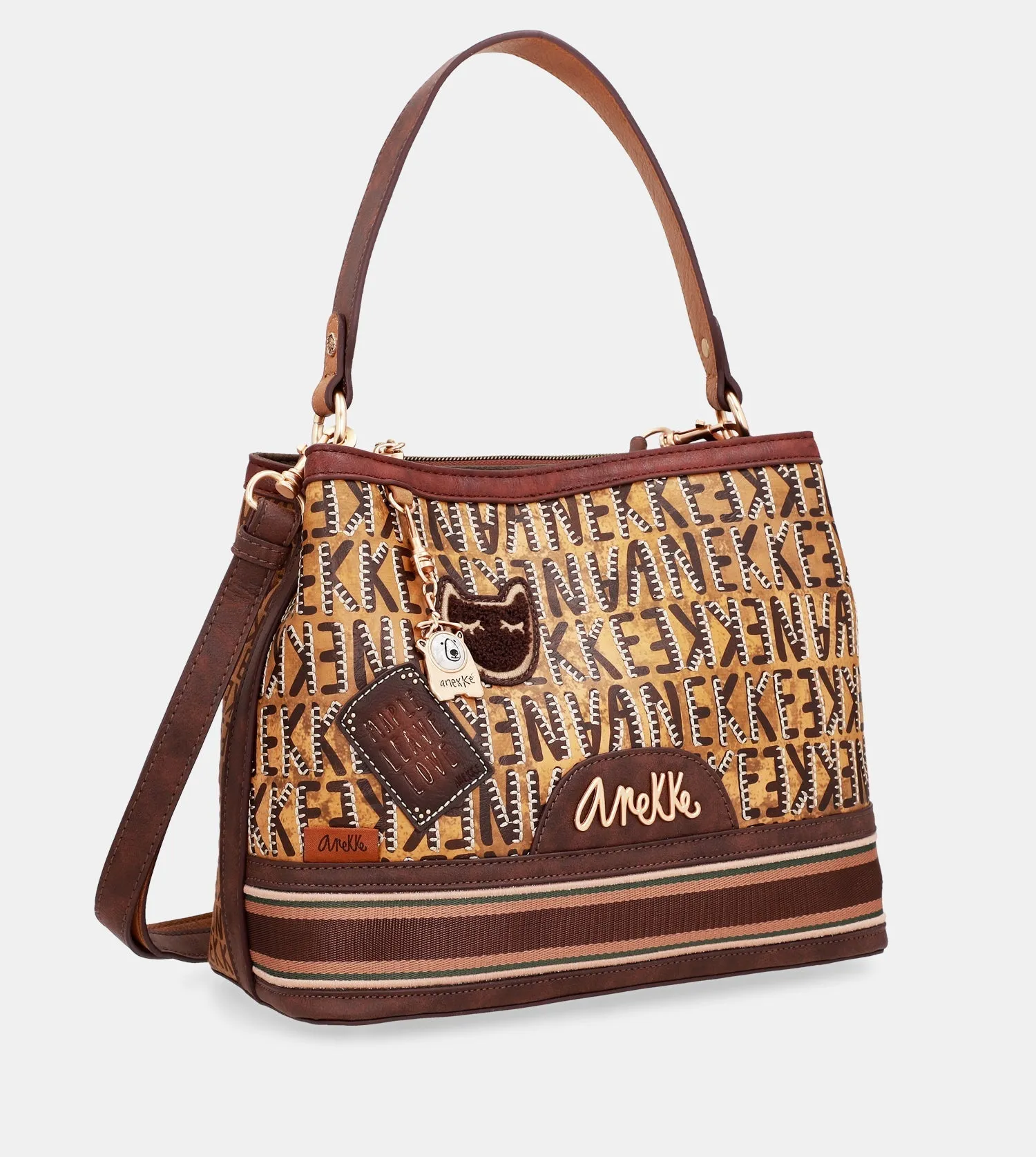 Urban shoulder bag with shoulder strap