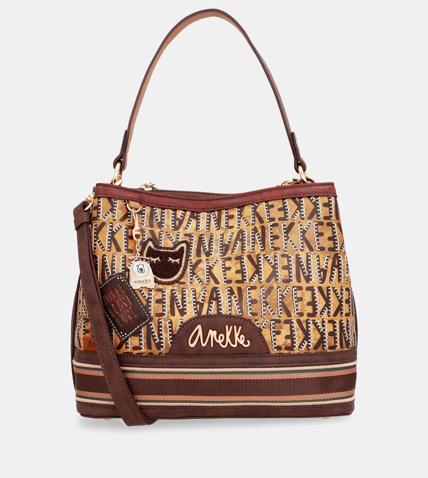 Urban shoulder bag with shoulder strap