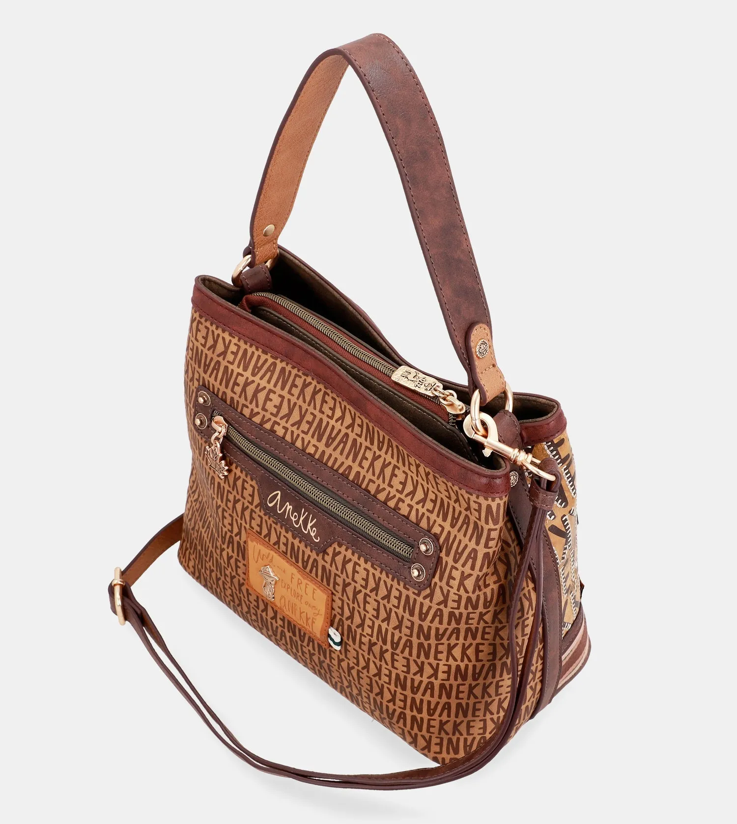 Urban shoulder bag with shoulder strap