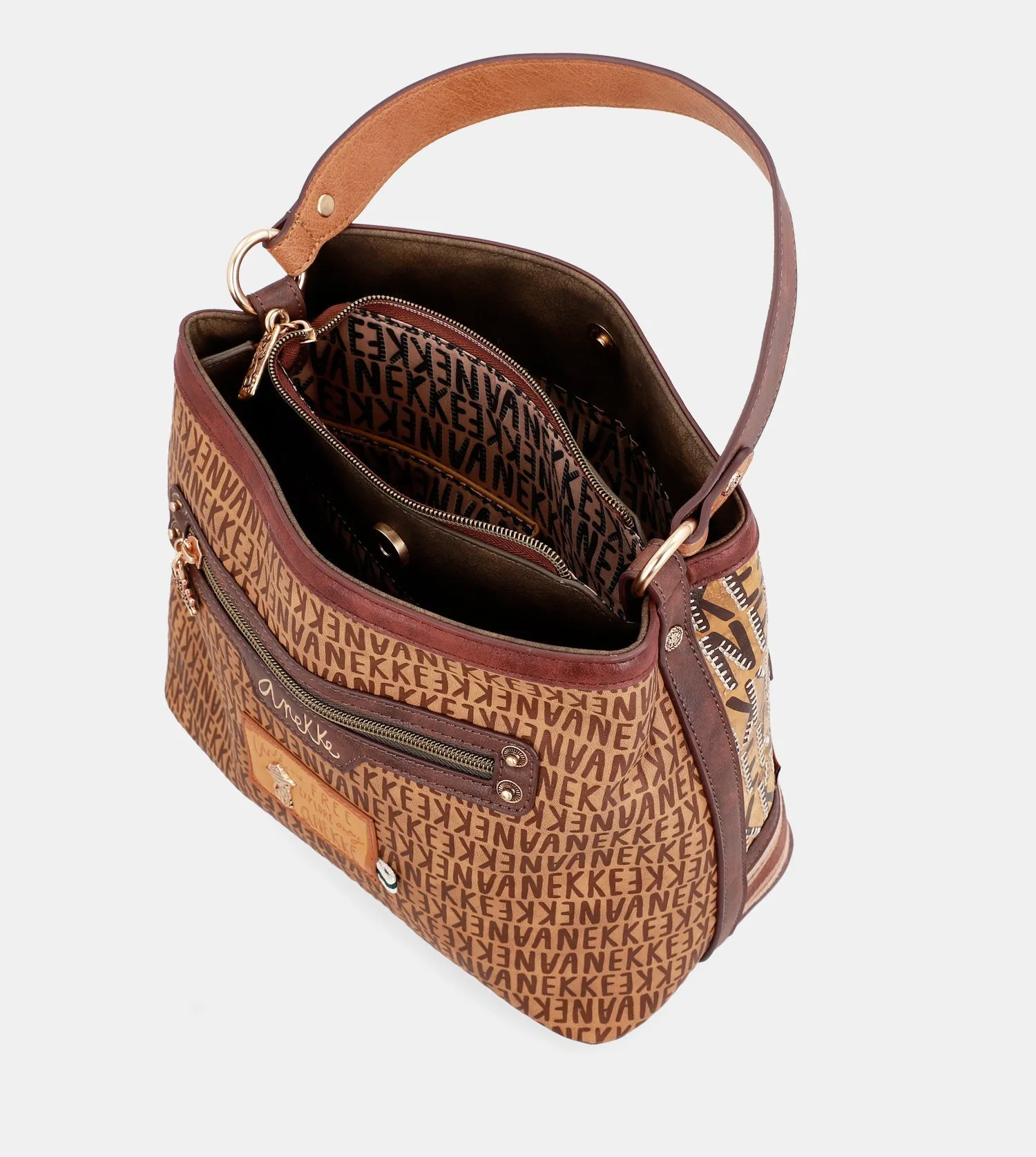 Urban shoulder bag with shoulder strap