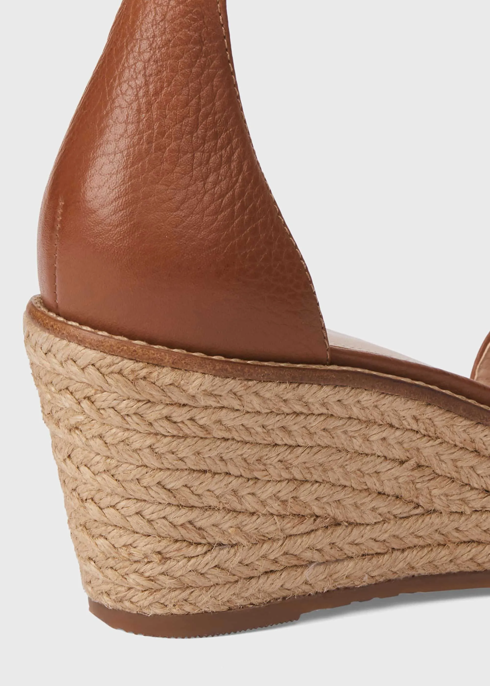 Leather Wedge Espadrilles by Vespa