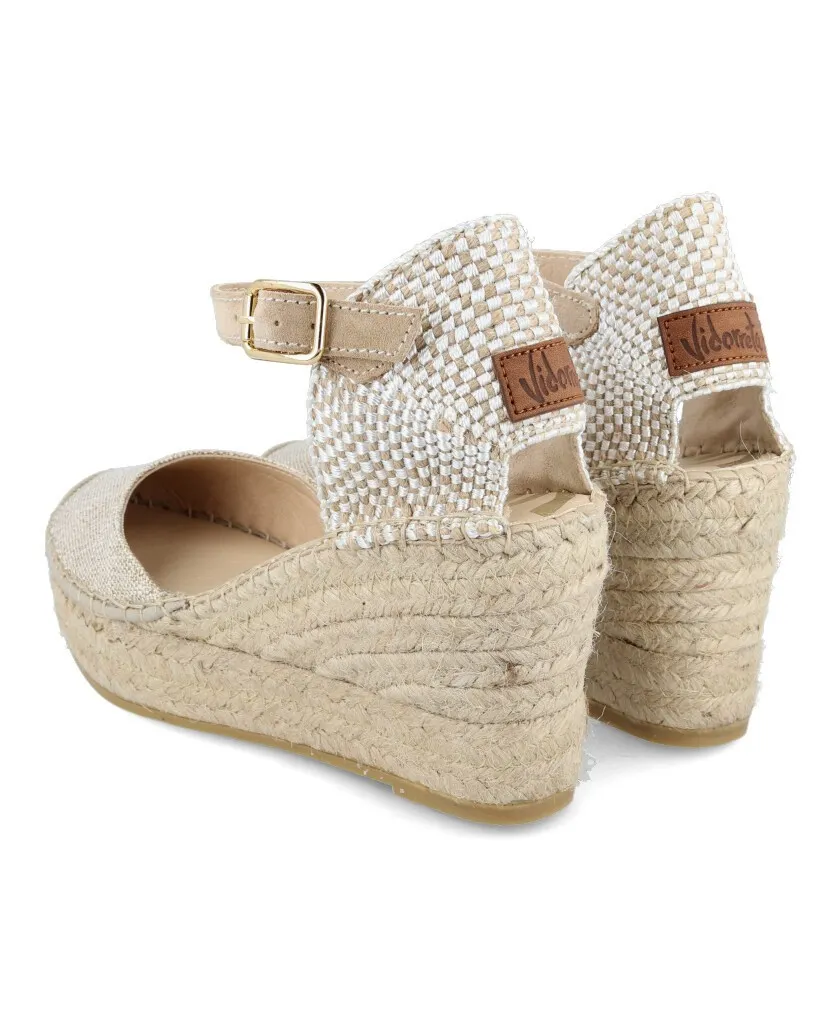 Vidorreta 11600 T5 Women's espadrilles with shine