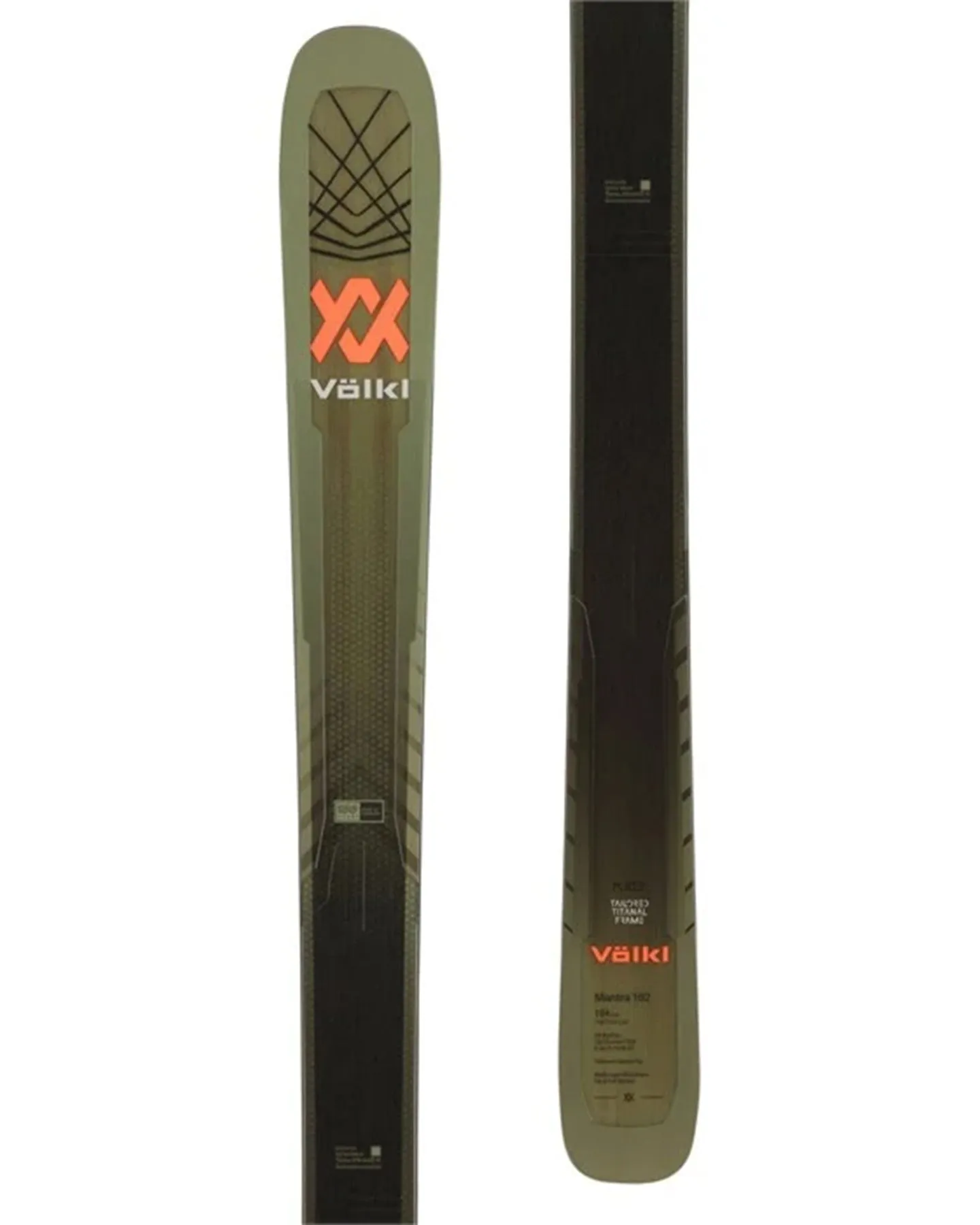 Volkl Mantra 102 Flat Snow Skis - 2024