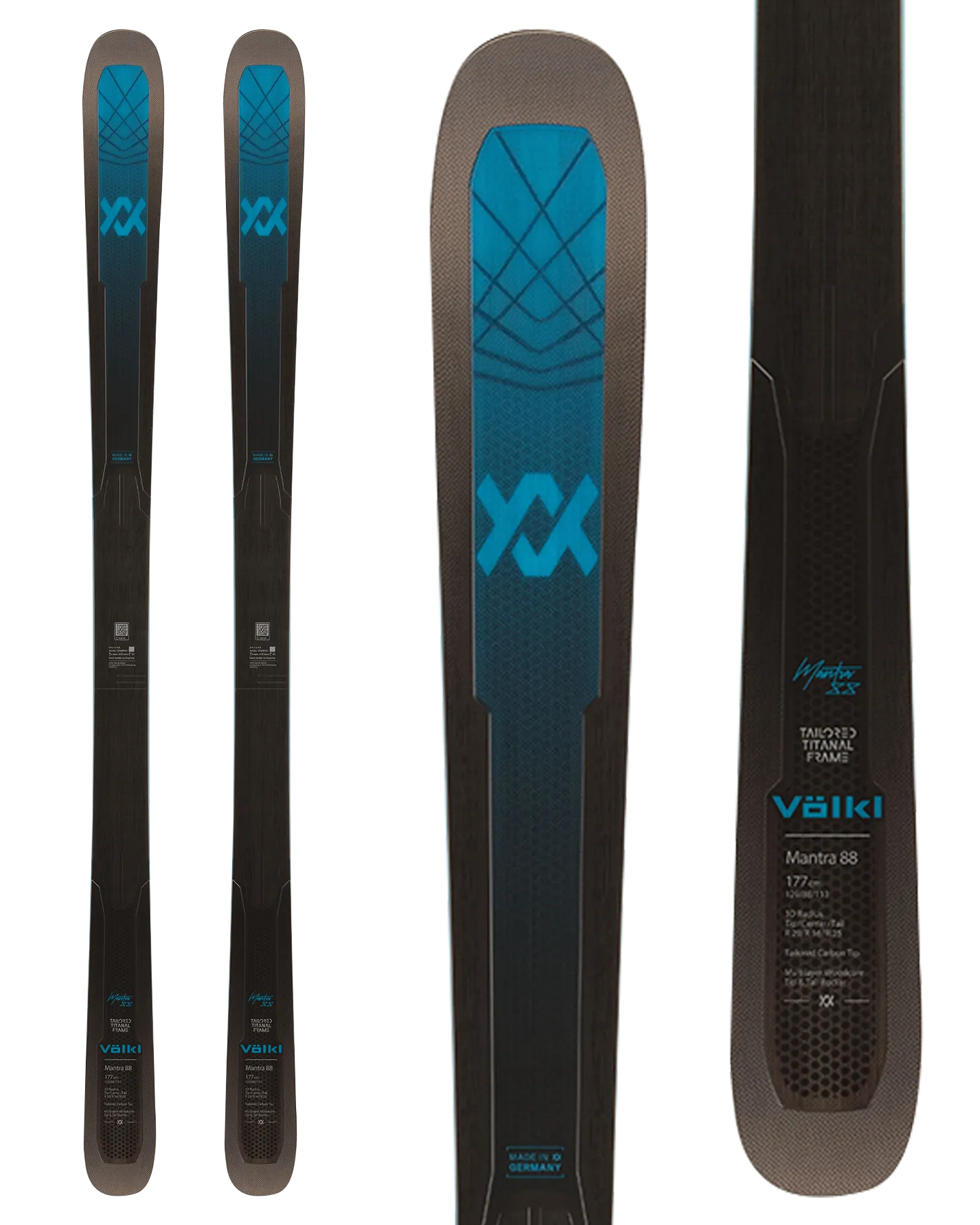 Volkl Mantra 88 Flat - 2025 | Shop Skis at Trojan Wake Ski Snow & Snow Skiers Warehouse