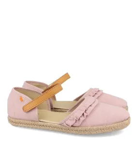 Vulladi 1367-719 Flat ruffled espadrilles