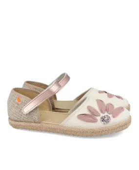 Vulladi 2370-686 Flower espadrilles for girls