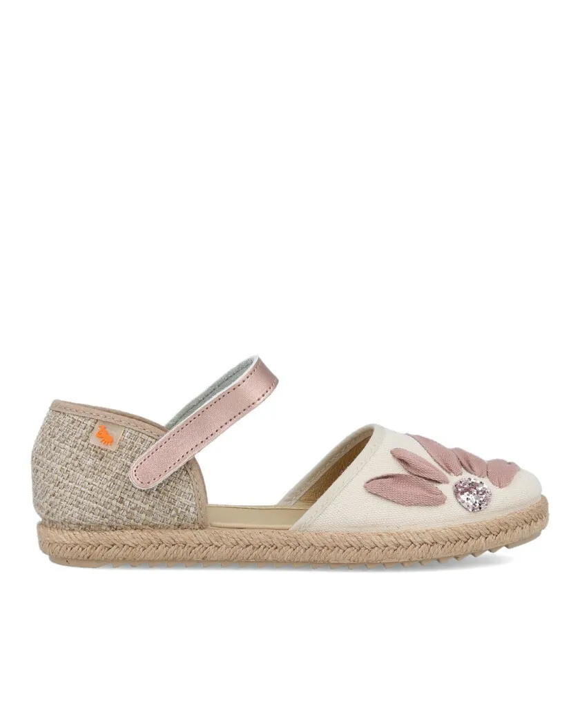 Vulladi 2370-686 Flower espadrilles for girls