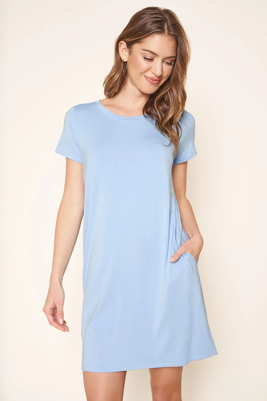 Weekender T Shirt Mini Jersey Knit Dress