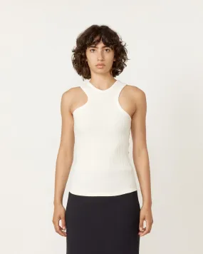 Ivory Wide Rib Tank Top