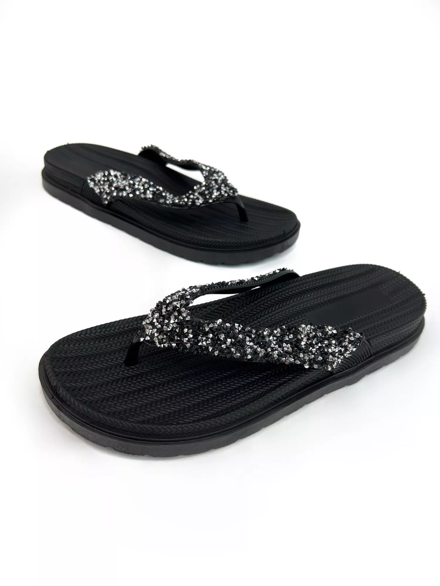 Women Slippers and Mules O031 - BLACK