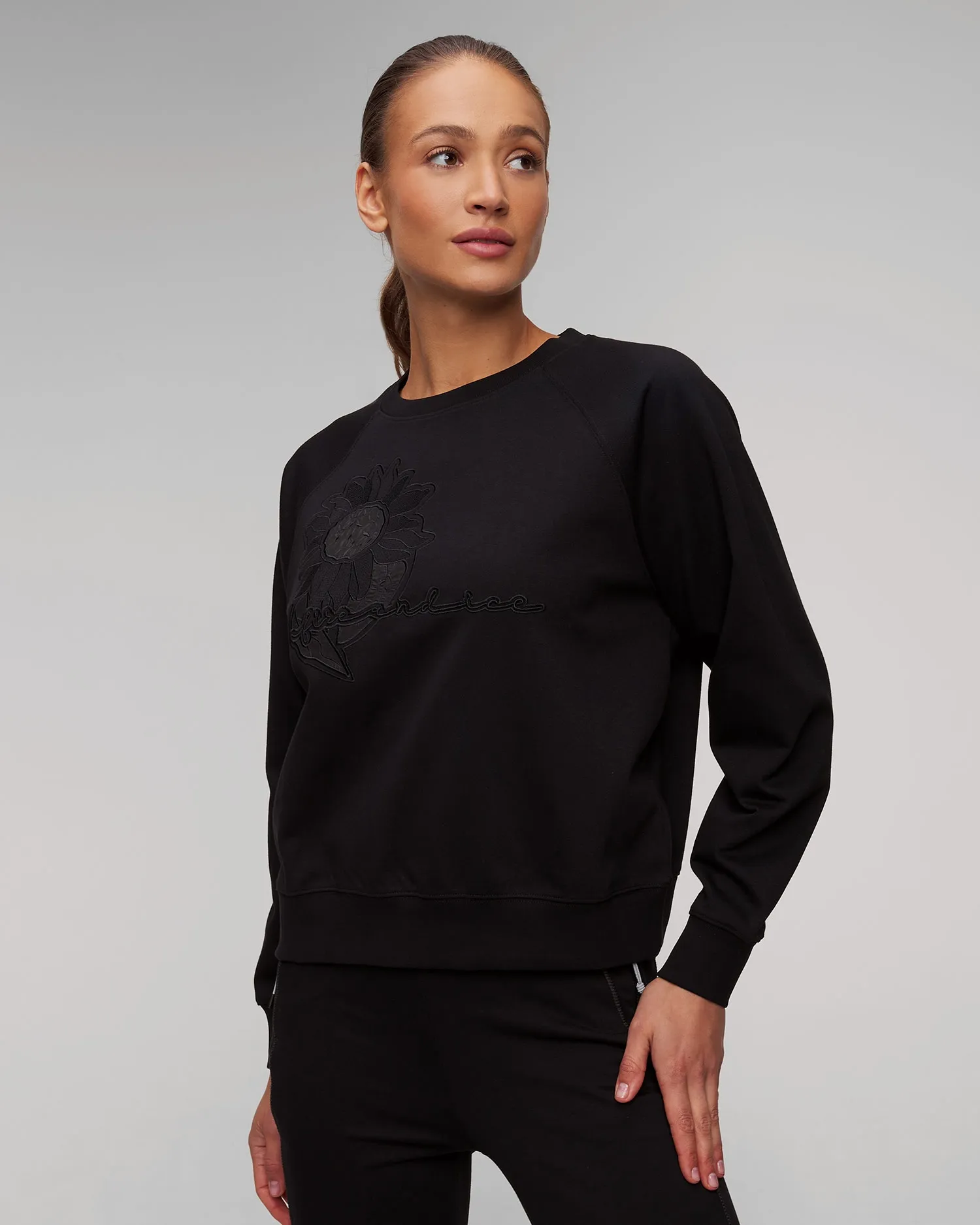 Women's black sweatshirt BOGNER FIRE+ICE Ramira4  84948576-26