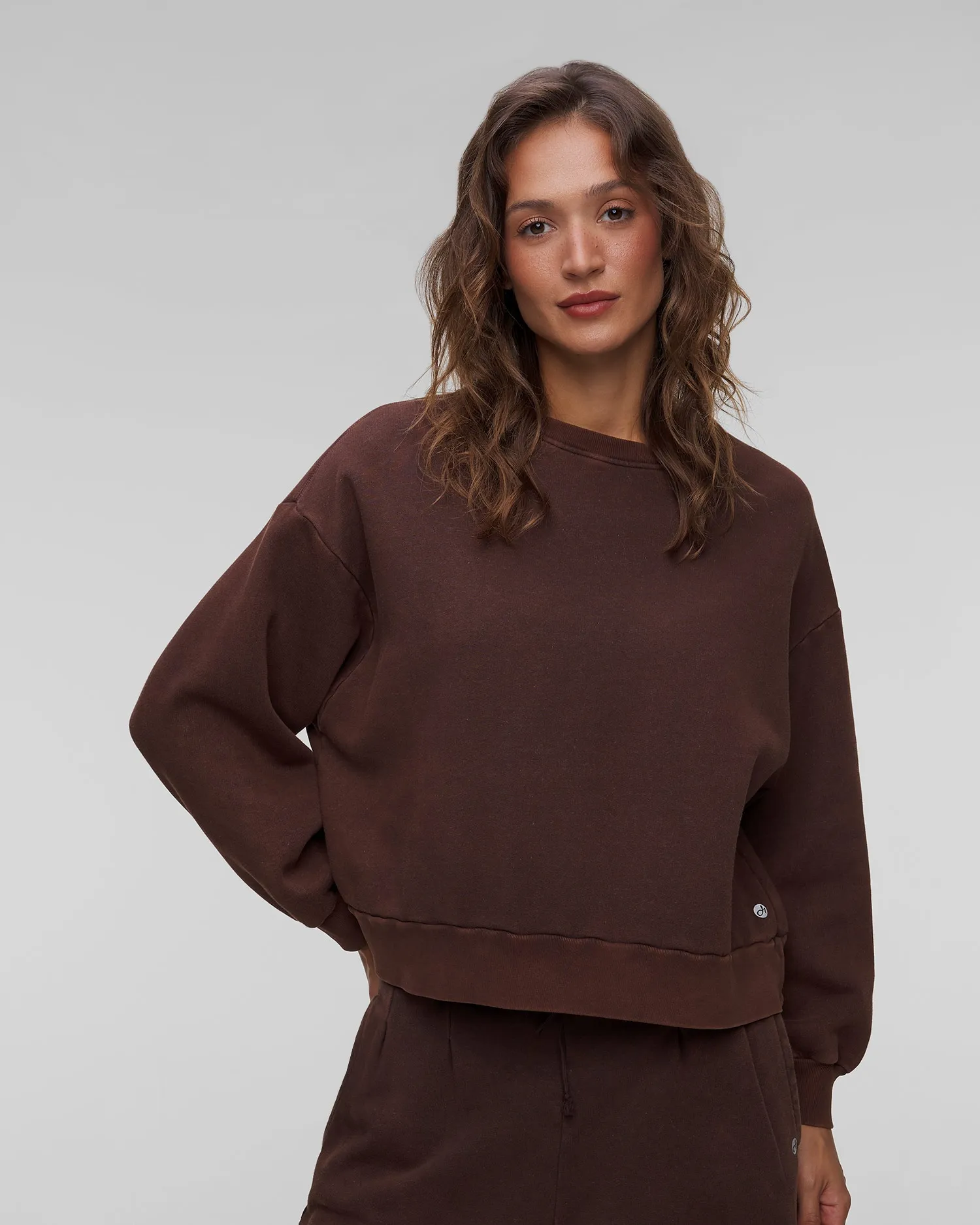 Women's brown sweatshirt Deha C12131-26123