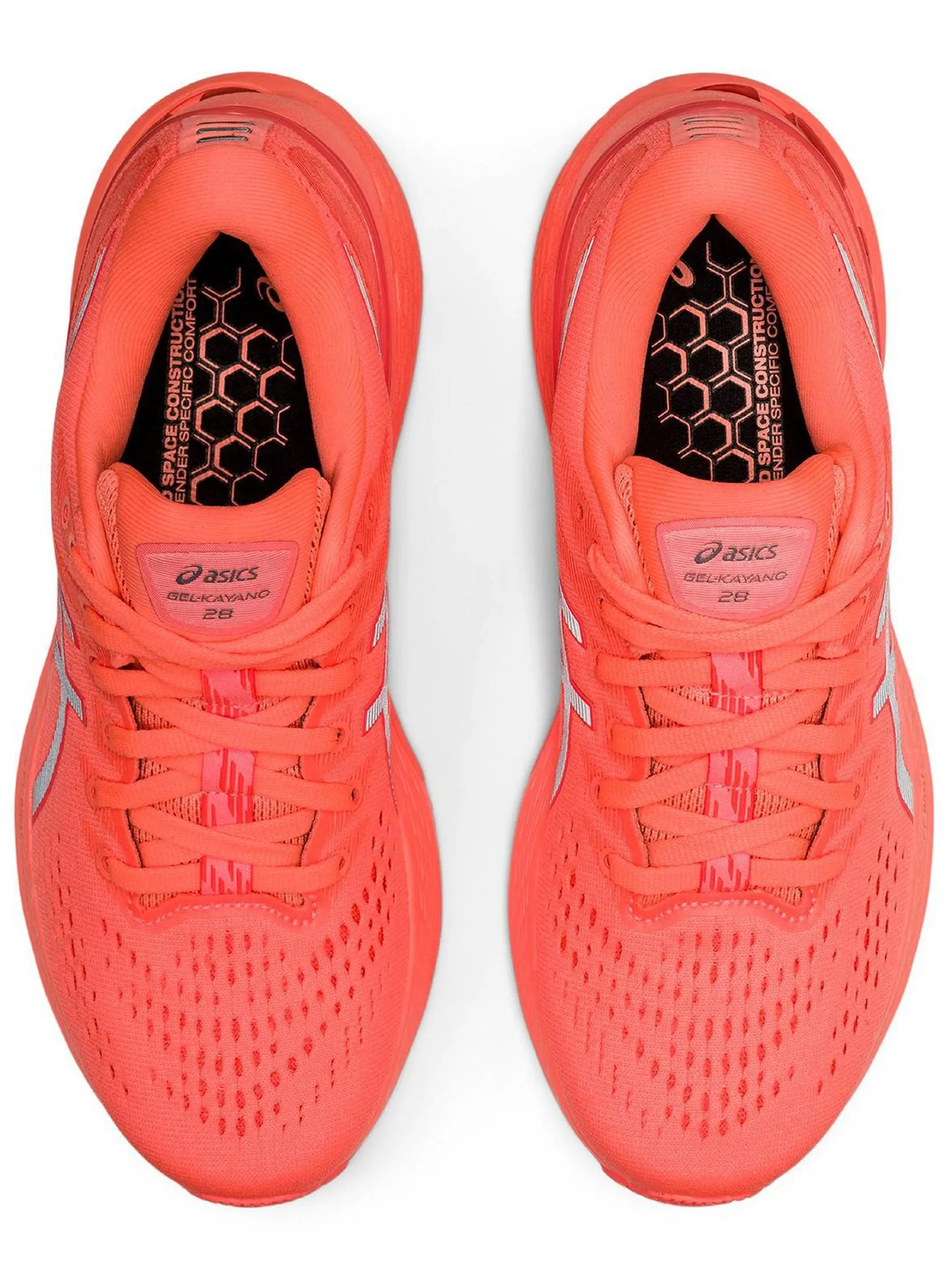 Womens Asics Gel Kayano Lite Trainers in Coral