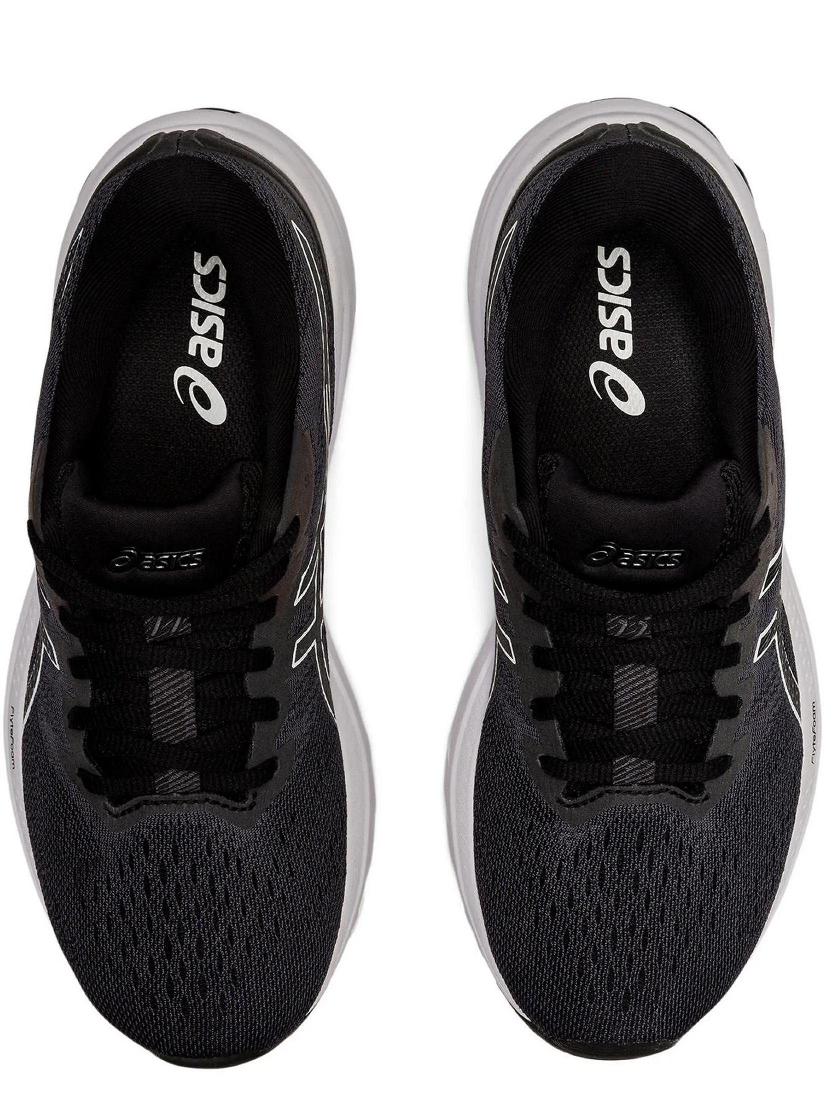 Womens Asics Trainers in Black/White