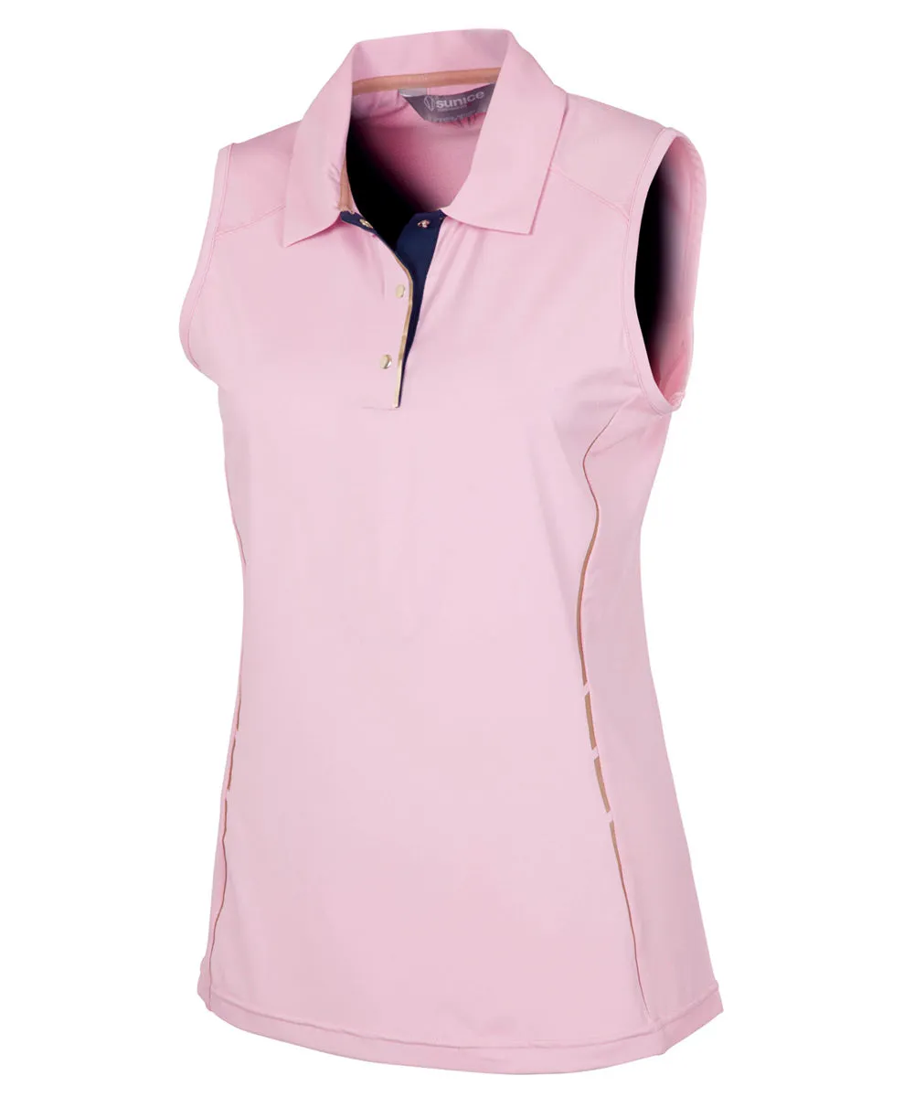 Women's Breanna DreamSkin Coollite Stretch Sleeveless Polo Shirt