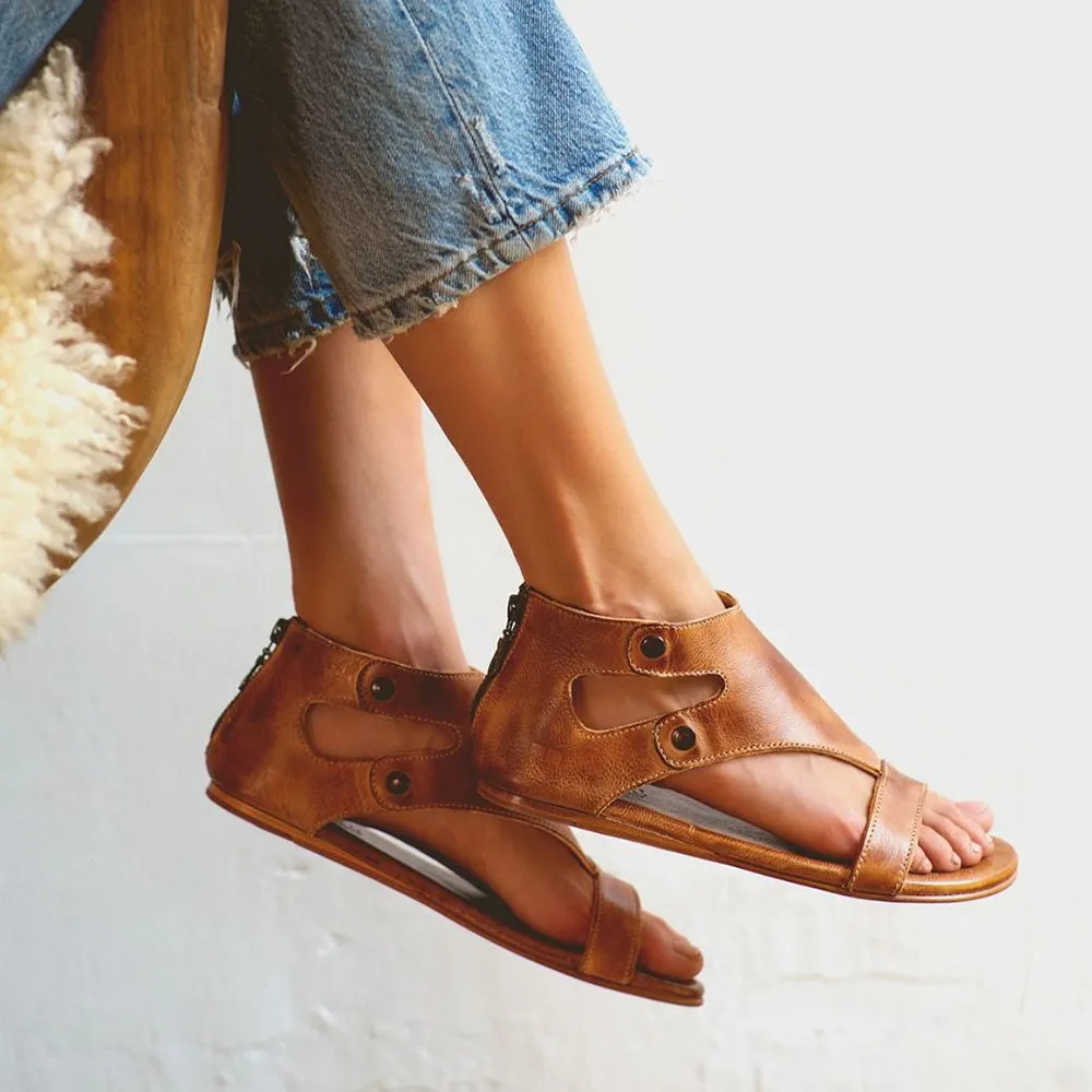 Women's Leather Sandal by Soto