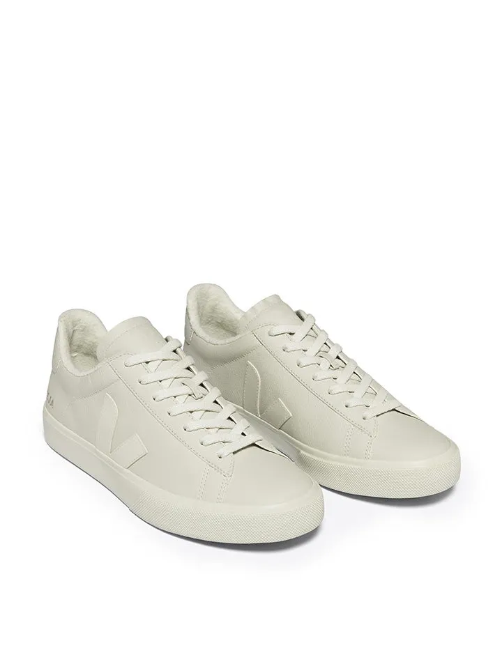 Women's Veja Campo Fured Chromefree Leather Trainer - Full Pierre