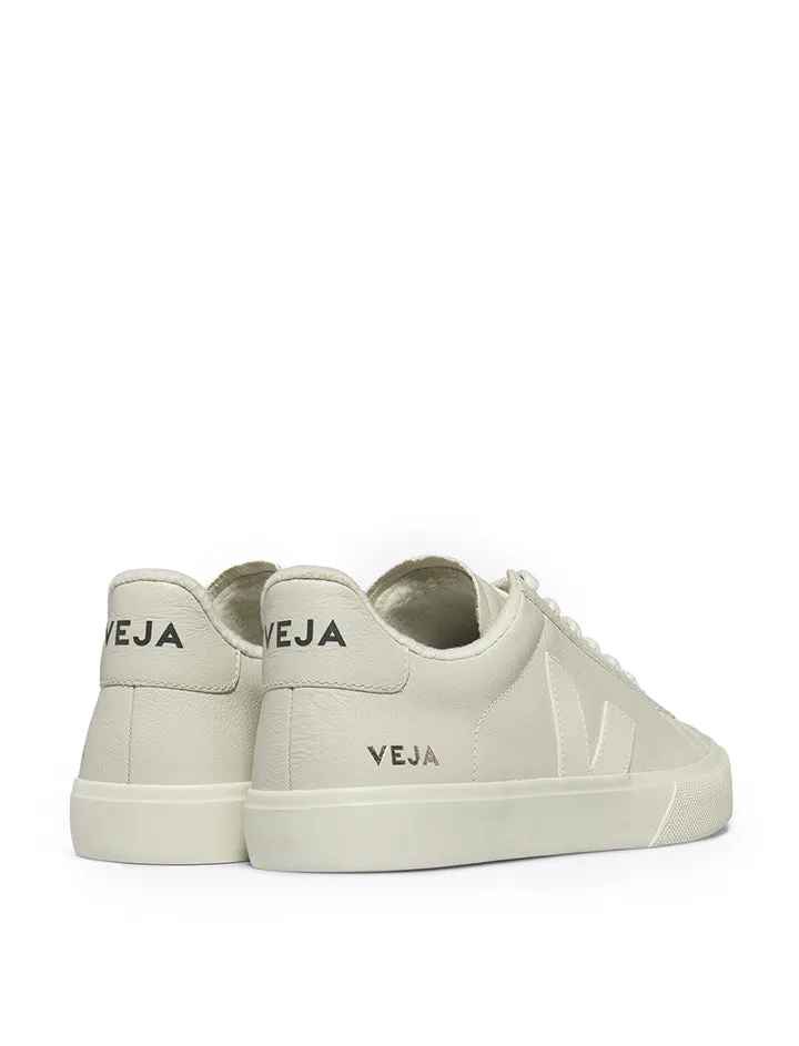 Women's Veja Campo Fured Chromefree Leather Trainer - Full Pierre