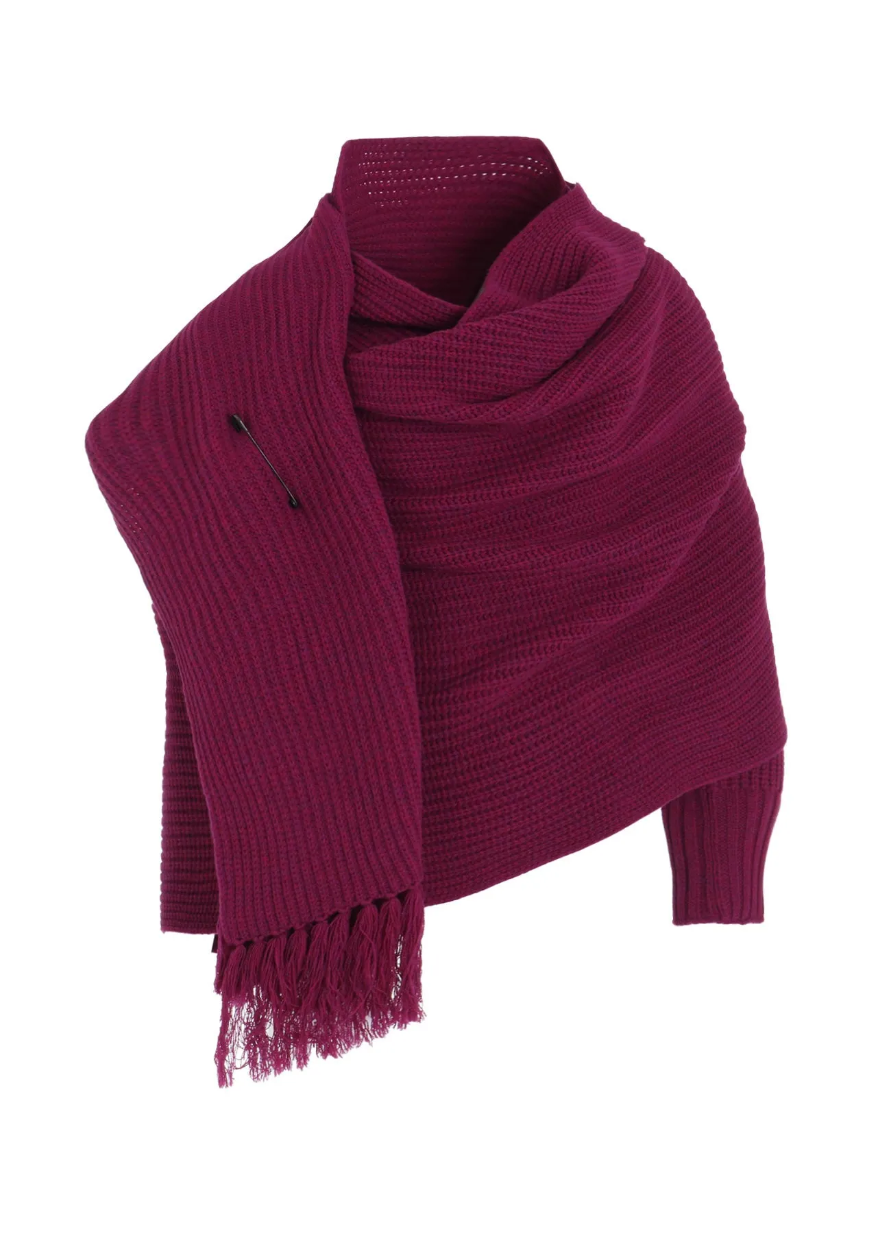 WOOL KNIT STOLE