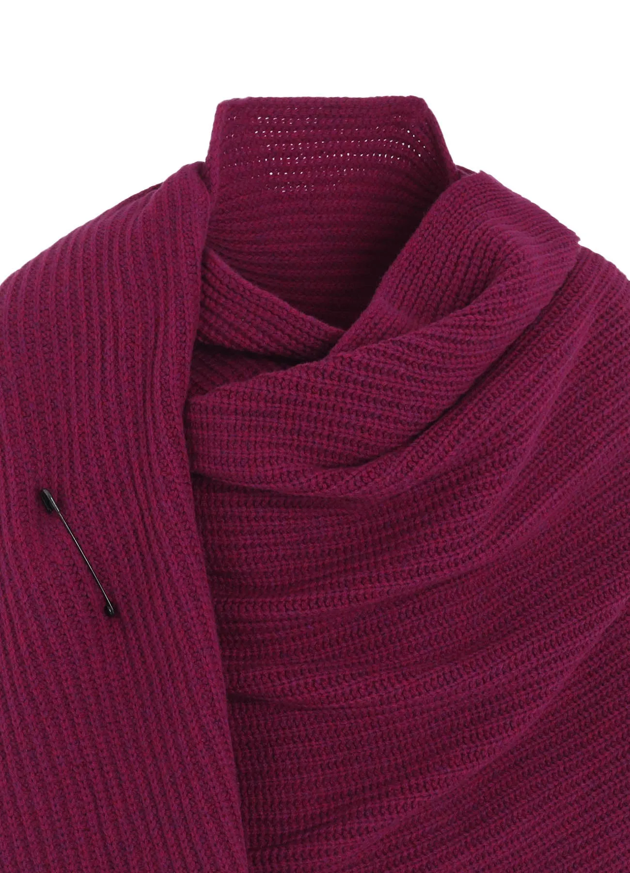 WOOL KNIT STOLE