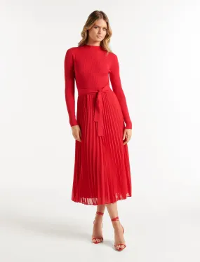 Woven Knit Dress Penelope