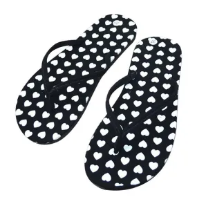 Zebra Flat Beach Massage Slippers